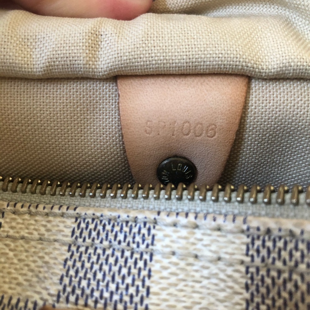 Louis Vuitton speedy 30 Azur - Picture 5 of 11